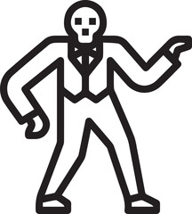 Skull icon symbol vector image illustration
