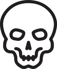 Skull icon symbol vector image illustration
