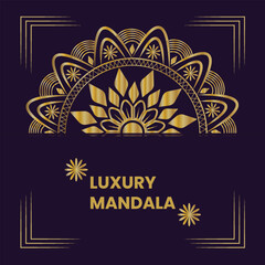 Luxury mandala design.