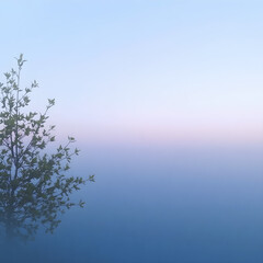 A smooth gradient transitioning from sky blue to soft lavender, creating a dreamy, peaceful atmosphere
