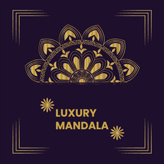 Luxury mandala design.