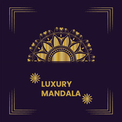 Luxury mandala design.