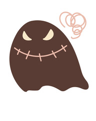 Halloween Svg cute ghost evil demon monster