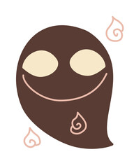 Halloween Svg cute ghost evil demon monster