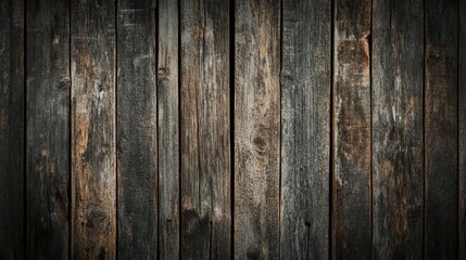 Fototapeta premium Rustic brown wood wall texture, a background image for design and decoration dark