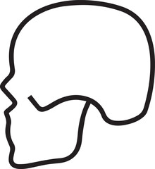 Skull icon symbol vector image illustration
