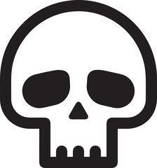 Skull icon symbol vector image illustration
