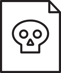 Skull icon symbol vector image illustration
