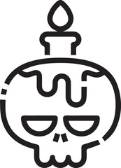 Skull icon symbol vector image illustration
