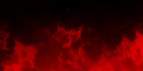 Abstract black and red fantasy watercolor background abstract fire flame grunge texture background .Old vintage grunge pattern distressed bright red paper .decorative pattern background