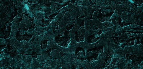 long abstract art background with black sides in light green, long background