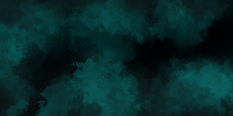 Black and teal pastel smoke abstract beautiful Background. Watercolor 5ea green grunge abstract painting stylist charming modern texture. Seamless Blue deep sea grunge texture vintage background.	
