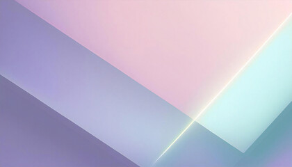 幾何学的な光のパターンを備えたパステルカラーの虹の背景。パステル虹色の背景素材。Pastel rainbow background with geometric light patterns. Pastel rainbow background material.