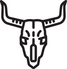 Skull icon symbol vector image illustration
