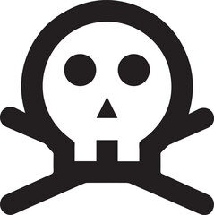 Skull icon symbol vector image illustration
