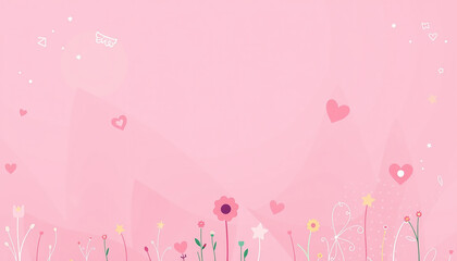 Pink Background Design &ndash; Elegant and Playful Visuals for Any Project