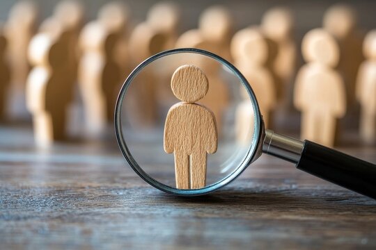 Chosen candidate, winning applicant to get new job, HR or human resources, hire outstanding candidate, employment and recruitment concept, outstanding, Generative AI