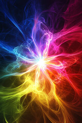 Radiating energy from a central point, symbolizing the vitality of life