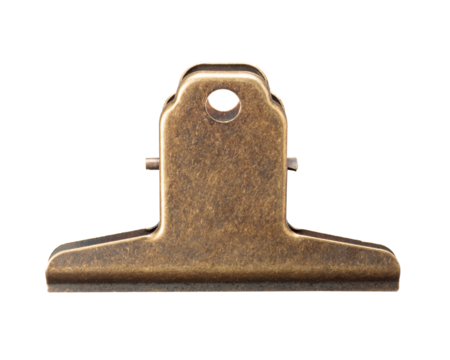 アンティークな質感のクリップ