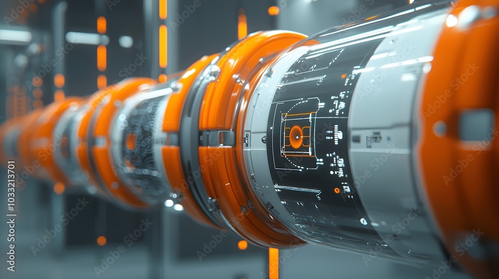 Poster Dynamic showcasing the intricate coils of an electrical generator with the magnetic fields surrounding them creating a captivating abstract visual representation of power and energy transmission