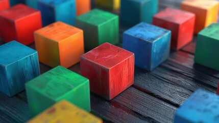 Fototapeta premium Illustrate the importance of risk appetite and tolerance with lifelike 3D models depicting organizational risk preferences and thresholds