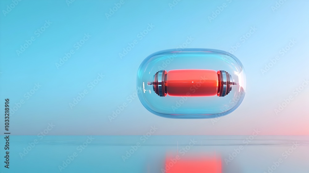 Aufkleber visualizing the mesmerizing quantum levitation effect of a magnet floating above a superconductor sh