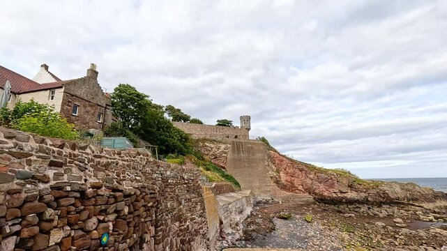 Rocky Beach in Crail, Fife