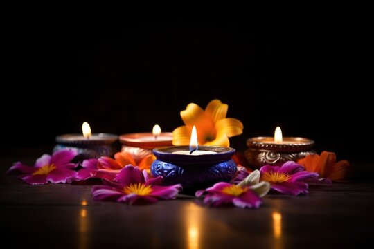 Festival candle diwali light.