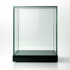 Crystal-Clear Display Case for Sophisticated Retail or Exhibition Use