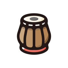 Tabla outline icon for graphic design, apps and websites