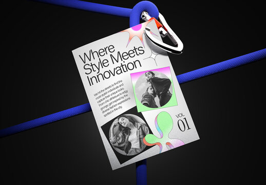 Zine Cover Mockup