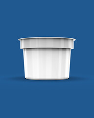 Ice cream and yogurt cup mockup 