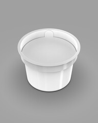 Ice cream and yogurt cup mockup 