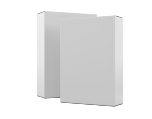 paper box mockup with background