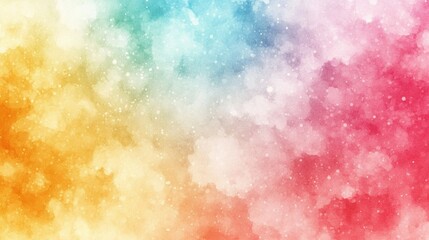 Soft Dreamy Watercolor Colorful Background
