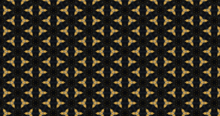 Background pattern with black, gray and gold colors