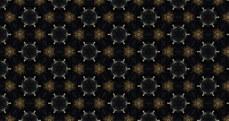 Background pattern with black, gray and gold colors