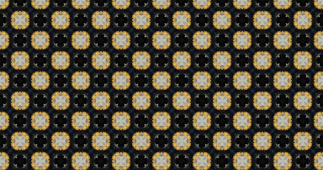 Background pattern with black, gray and gold colors