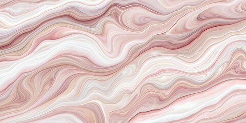 Obraz premium Abstract background with waves design in white and pink colors