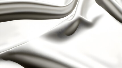 Abstract White Fabric: A serene and minimalist image of soft, flowing white fabric.  The smooth, rippling texture creates an elegant and ethereal backdrop.