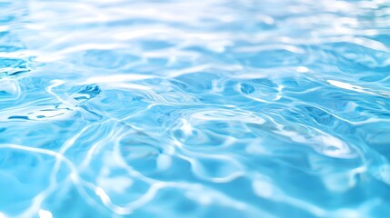 Fototapeta premium Abstract Blue Water Ripples and Waves