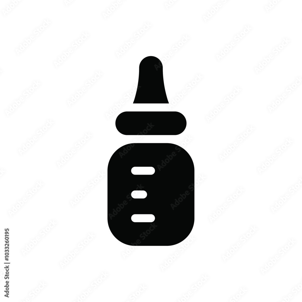 Poster baby sippy icon web design in vector