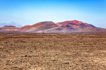Timanfaya National Park, Island Lanzarote, Canary Islands, Spain, Europe.