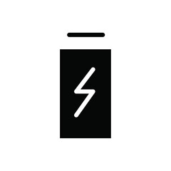 Battery icon web design in vector