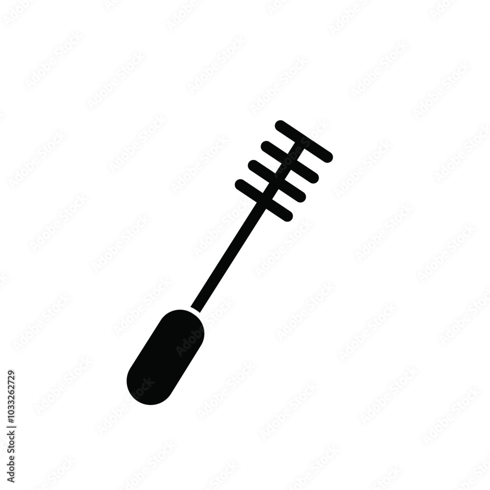 Poster bottle sweeper cleaning brush icon web design in vector