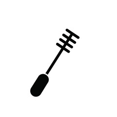 Bottle sweeper cleaning brush icon web design in vector