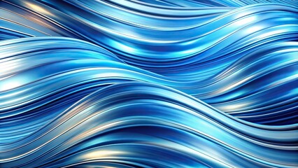 abstract blue and white wallpaper with chromatic waves for desktop