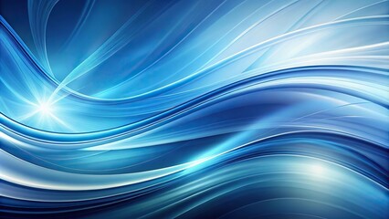 Fototapeta premium abstract blue background with leading lines