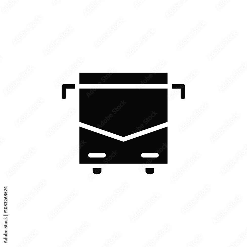 Poster Bus icon web design in vector