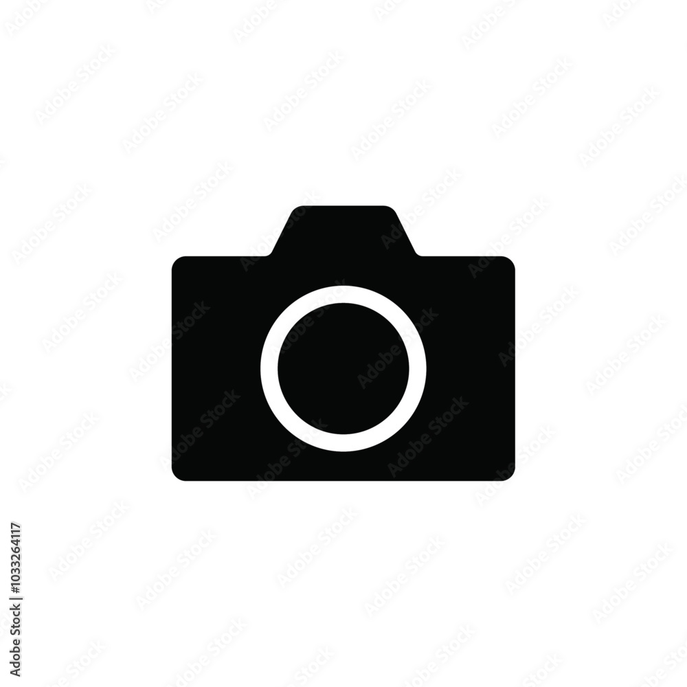 Poster Camera icon web design in vector